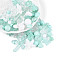 Transparent & Opaque Acrylic Beads, Mixed Shapes, Pale Turquoise, 7.5~24.5x7.5~32.7x2.5~12.5mm, Hole: 0.5~3mm