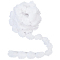 5M Polyester Embroidery Sewing Trimming, DIY Garment Accessories, White, 30x4mm