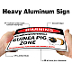 Segnali di avvertimento in alluminio UV protetti e impermeabili AJEW-WH0111-K32-4