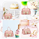 BENECREAT 8pcs Wedding Candy Boxes Pink Leather Bowknot Gift Boxes Handbag Gift Boxes for Weddings CON-WH0084-48G-02-6