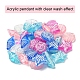 50G 5 Colors Craft Style Transparent Acrylic Beads TACR-YW0001-52-2