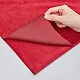 BENECREAT Red Soft Velvet Fabric 150x100cm Soft Plush Upholstery Fabric for Home Decor DIY-WH0168-98B-3
