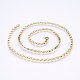 304 Stainless Steel Sheet Chain Necklaces MAK-L015-04B-2