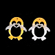 Stampi in silicone con ciondolo fai da te pinguino X-DIY-I085-34-2