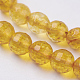 Chapelets de perles en cristal de quartz naturel G-G099-F4mm-19-3