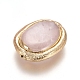 Perlas naturales de cuarzo rosa G-S260-11-2