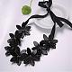 Fashion Women Jewelry Resin Beautiful Flower Statement Necklaces NJEW-BB15952-C-9