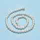 Fili di perle di perle d'acqua dolce coltivate naturali PEAR-F018-17E-01-3