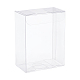 Benecreat透明PVCボックス  キャンディートリートギフトボックス  結婚披露宴のベビーシャワーの荷箱のため  長方形  透明  3.7x6.3x8.3cm CON-BC0001-86A-1