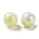 Perles acryliques opaques bicolores SACR-P024-01A-W07-2