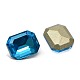 Cabuchones de cristal de facetado rectángulo de rhinestone RGLA-A017-8x10mm-SM-4