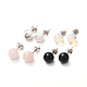 Boucles d'oreilles en perles de pierres précieuses naturelles et synthétiques pour femmes ou hommes EJEW-JE04626-1