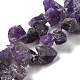 Raw Rough Natural Amethyst Beads Strands G-E576-26A-1