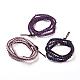 Three Loops Fashion Wrap Bracelets BJEW-JB04699-1