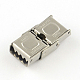 Smooth Surface 201 Stainless Steel Watch Band Clasps X-STAS-R063-63-2