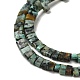 Brins de perles naturelles de turquoise africaine (jaspe) G-Z045-A10-01-4