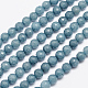 Chapelets de perles en jade de Malaisie naturelle G-A147-6mm-A01-2