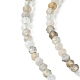 Chapelets de perles en agate naturelle du Botswana G-F748-B01-02-4