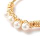 Anelli rotondi con perle di perle di conchiglia X1-RJEW-TA00001-2
