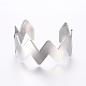 304 Stainless Steel Cuff Bangles BJEW-E361-03-3