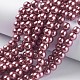 Glass Pearl Beads Strands HY-8D-B58-4