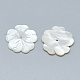Perles de coquillage blanc naturel SSHEL-S260-093C-2