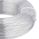 BENECREAT 1492 Feet 22 Gauge(0.6mm) Silver Wire Bendable Metal Sculpting Wire for Beading Jewelry Making Art and Craft Project AW-BC0003-18P-2