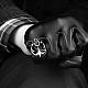 Punk Rock Style 316L Stainless Steel Hollow Anchor Finger Rings for Men RJEW-BB06640-11-4