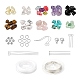 Kit de cuentas de virutas de piedra mixtas para la fabricación de conjuntos de joyas diy DIY-FS0002-23-2
