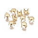 304 Stainless Steel Rhinestone Claw Charms Settings STAS-P236-38G-1