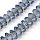 Electroplate Glass Beads Strands X-EGLA-J027-F07-1
