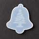Campana fai da te a tema natalizio con stampi in silicone con ciondolo albero DIY-F114-35-4