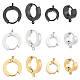 UNICRAFTALE 12 Pcs 3 Colors 304 Stainless Steel Huggie Hoop Earrings Findings 12~15.5mm Long Hoop Earrings DIY Hypoallergenic Huggie Earrings with Loop for Women DIY Earring Jewelry Making STAS-UN0043-23-1