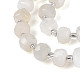 Натуральный белый лунный камень бисер пряди G-N327-08A-09-4
