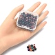 130 brins de perles d'agate multicolores naturelles teintes G-YW0001-29A-4