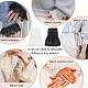 Ahandmaker guantes cortos de encaje para mujer AJEW-GA0004-98-6