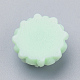 樹脂カボション  ダリアの花  薄緑  12x6~7mm CRES-Q197-66F-2