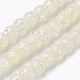 Chapelets de perles en verre craquelé GLAA-F098-06B-08-1