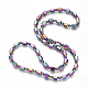 Магнитные ожерелья из бисера синтетический гематит NJEW-G337-02-1