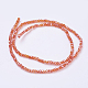 Faceted Rondelle Electroplate AB Color Plated Glass Beads Strands X-EGLA-F003-C20-3
