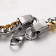 Bracelets de la chaîne de blé en 304 acier inoxydable BJEW-F215-04-M-3