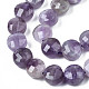Chapelets de perles en améthyste naturelle G-S359-371-3