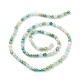 Brins de perles de verre de galvanoplastie de couleur dégradée GLAA-E042-04E-2