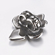316 Surgical Stainless Steel Slide Charms/Slider Beads STAS-K157-57AS-2