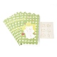 Rettangolo con sacchetti di caramelle di carta a forma di orso CARB-G007-03D-2