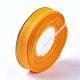 オーガンジーポリエステルリボン  ラメリボン  オレンジ  3/4インチ（20mm）  約50ヤード/ロール（45.72メートル/ロール） ORIB-WH0004-01B-2