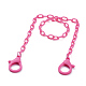 Персонализированные ожерелья-цепочки из абс-пластика NJEW-JN03310-06-1