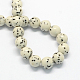 Chapelets de perles de pierres précieuses synthétiques X-G-R271-12mm-Y29-2