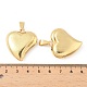 Подвески сердце латуни KK-M327-04B-G-3