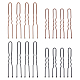 Hair Accessories Iron Hair Forks Findings OHAR-FH0001-01-1